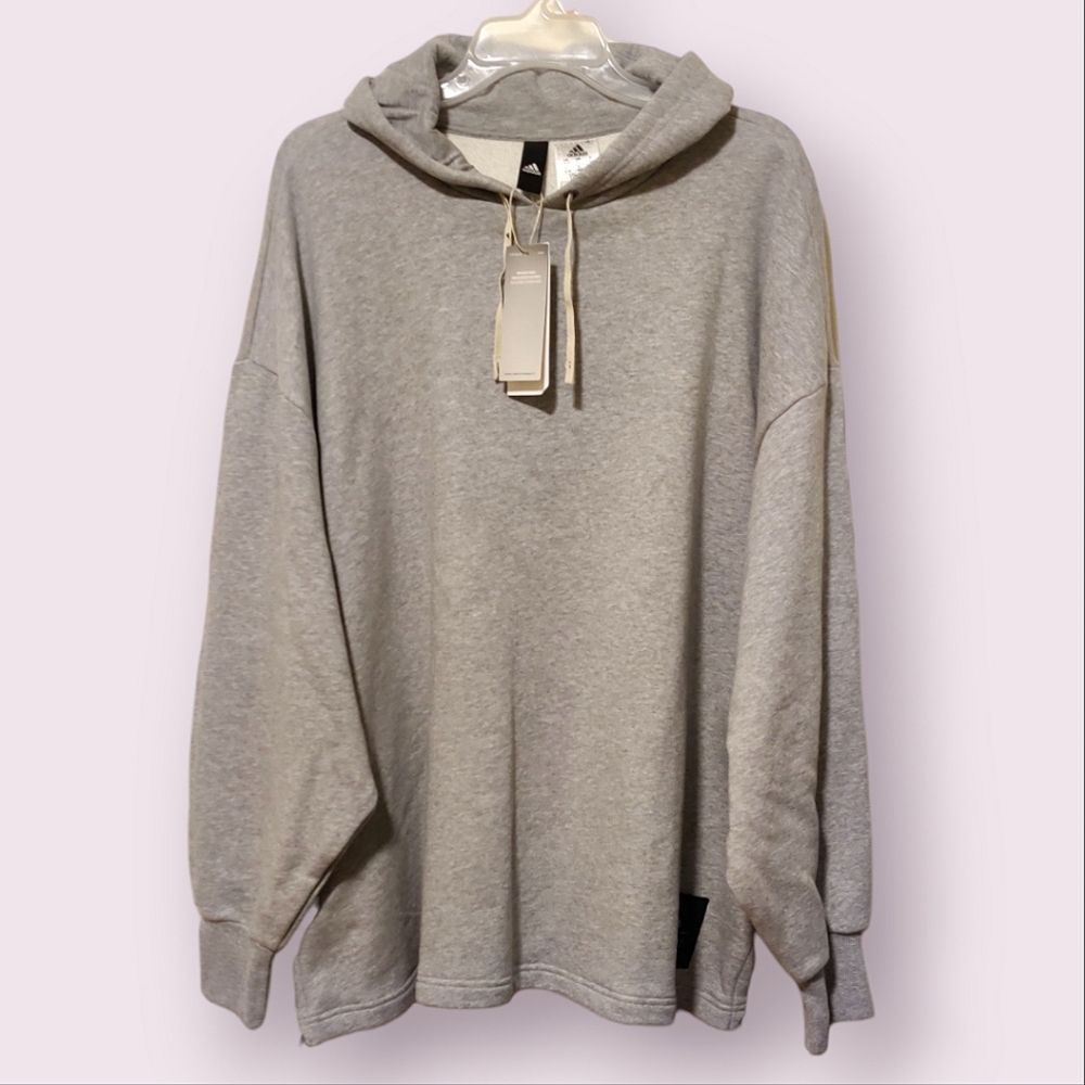 NEW Adidas Light Grey Hoodie